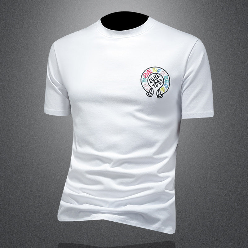 T-Shirt "Urban Vitality" Slim Fit in Cotone Premium con Grafica Lettering