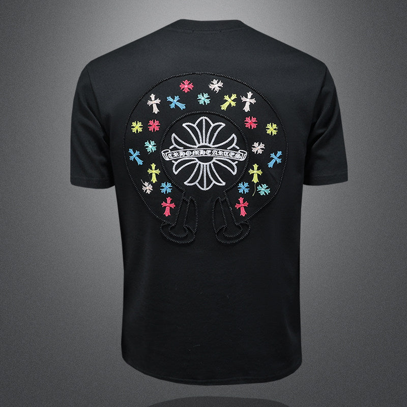 T-Shirt "Urban Vitality" Slim Fit in Cotone Premium con Grafica Lettering