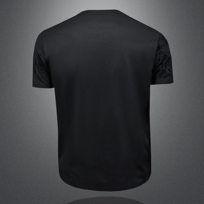 T-Shirt "Urban Lettering" Slim Fit in Cotone Traspirante Premium