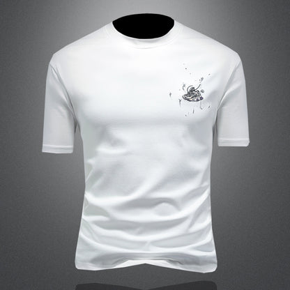 T-Shirt "Graphic Energy" Slim Fit con Design Cartoon e Tessuto Tecnico Traspirante