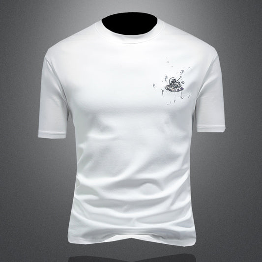 T-Shirt "Graphic Energy" Slim Fit con Design Cartoon e Tessuto Tecnico Traspirante