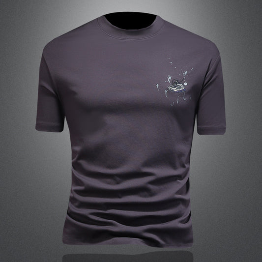 T-Shirt "Graphic Energy" Slim Fit con Design Cartoon e Tessuto Tecnico Traspirante