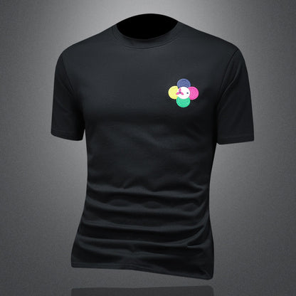 T-Shirt "Metropolitan Letter" Slim Fit in Cotone Premium e Stampa Ad Alta Definizione