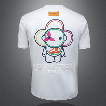 T-Shirt "Metropolitan Letter" Slim Fit in Cotone Premium e Stampa Ad Alta Definizione