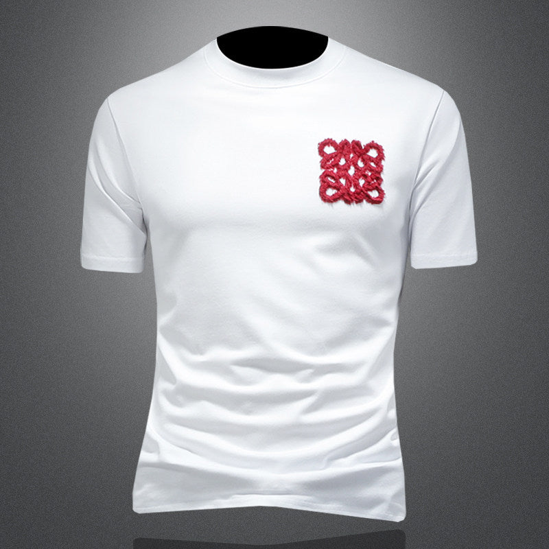 T-Shirt "Vibrant Vision" Slim Fit in Cotone Premium con Grafica Cartoon Art