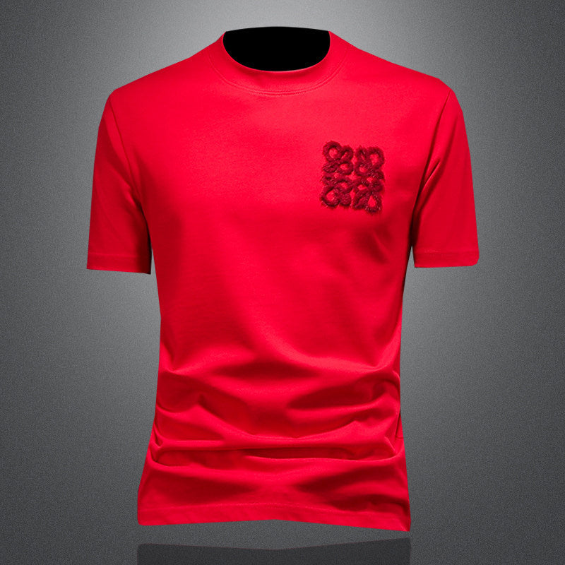 T-Shirt "Vibrant Vision" Slim Fit in Cotone Premium con Grafica Cartoon Art