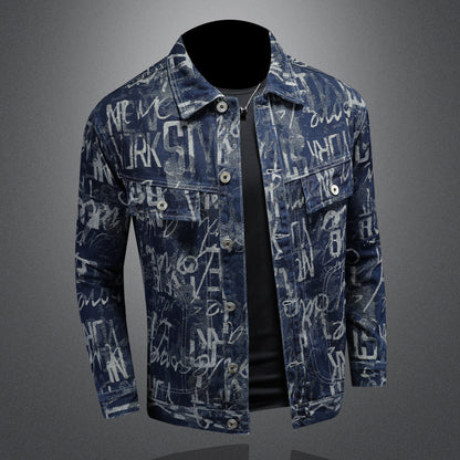 Jacket "Urban Authority" Slim Fit con Colletto a Rever e Protezione Antivento