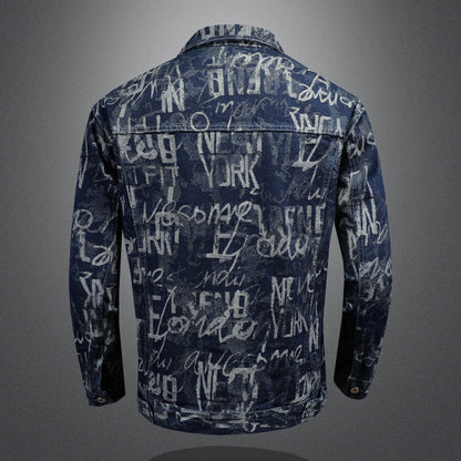 Jacket "Urban Authority" Slim Fit con Colletto a Rever e Protezione Antivento