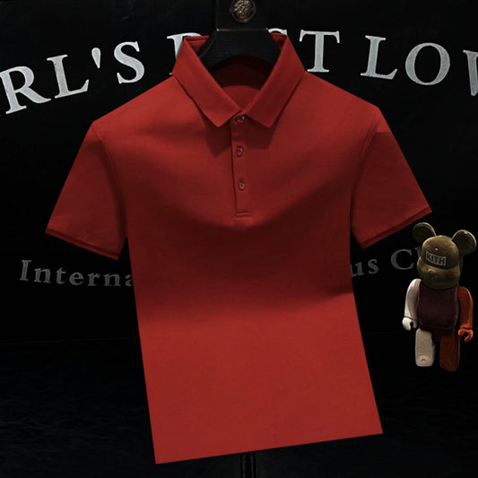 Polo "Essential Chroma" Slim Fit in Cotone Pettinato High-Performance