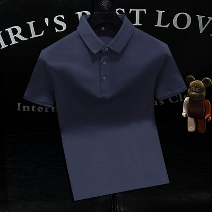 Polo "Essential Chroma" Slim Fit in Cotone Pettinato High-Performance
