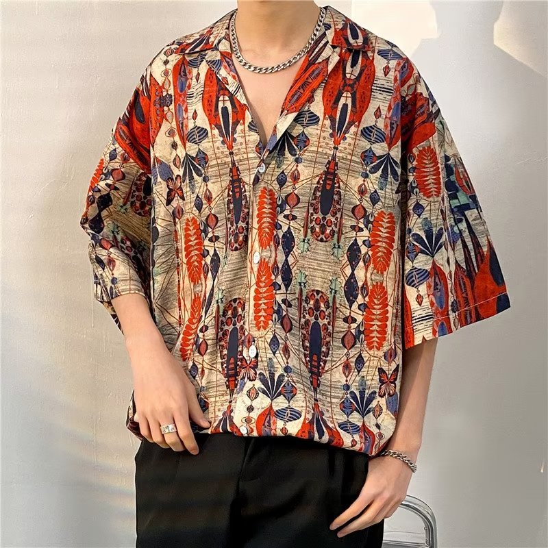 Camicia "Retro Blossom"