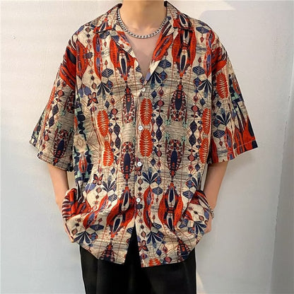 Camicia "Retro Blossom"