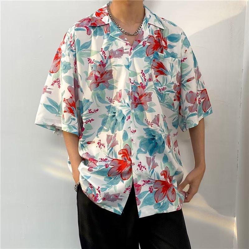Camicia "Retro Blossom"