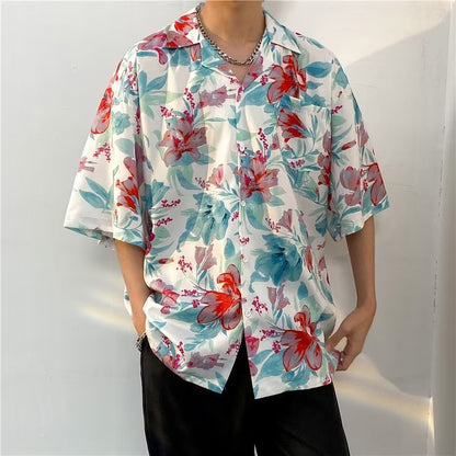 Camicia "Retro Blossom"
