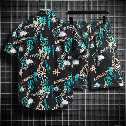 Completo Camicia a Mezza Manica e Shorts