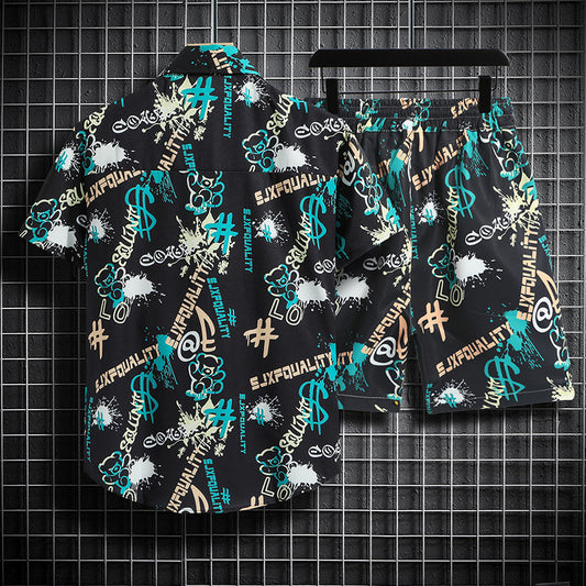Completo Camicia a Mezza Manica e Shorts