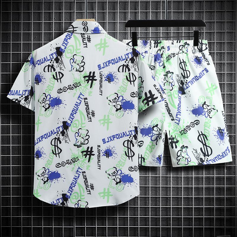 Completo Camicia a Mezza Manica e Shorts