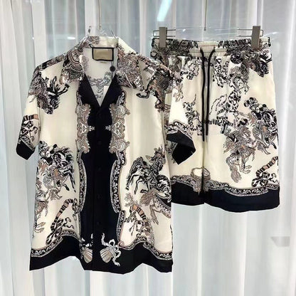 Set Coordinato "Premium Floral" 2026: Maglia in Maglia e Shorts