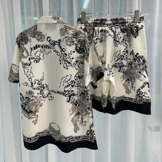 Set Coordinato "Premium Floral" 2026: Maglia in Maglia e Shorts