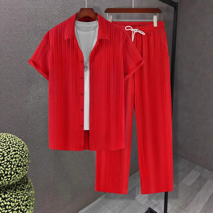 Completo "Travel Tech" 2026: Camicia a Maniche Corte e Pantaloni Leggeri