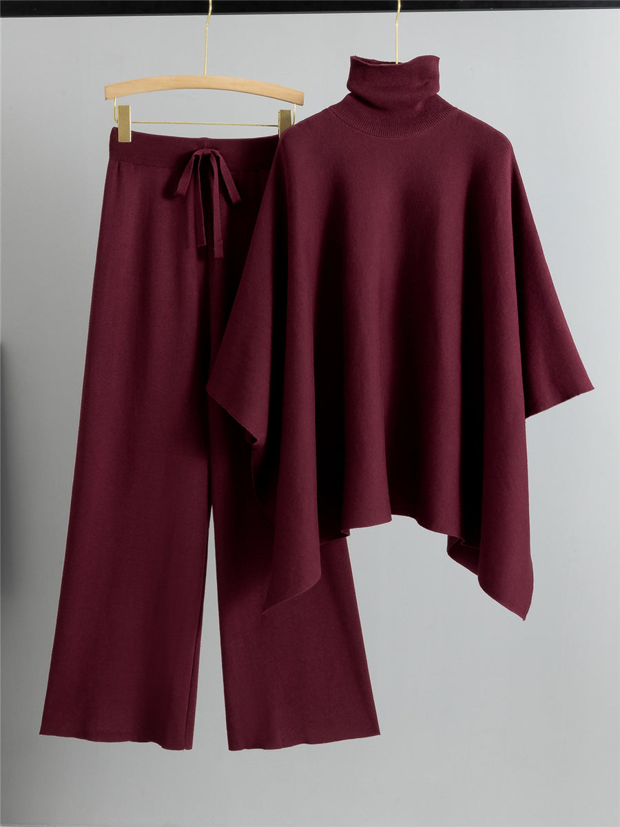 Completo Casual Pantalone Knit Splicing Tassels