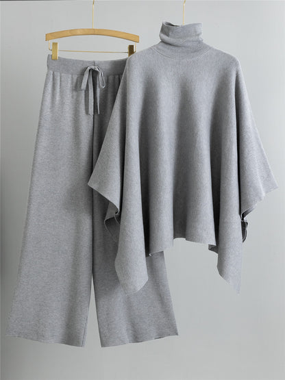 Completo Casual Pantalone Knit Splicing Tassels