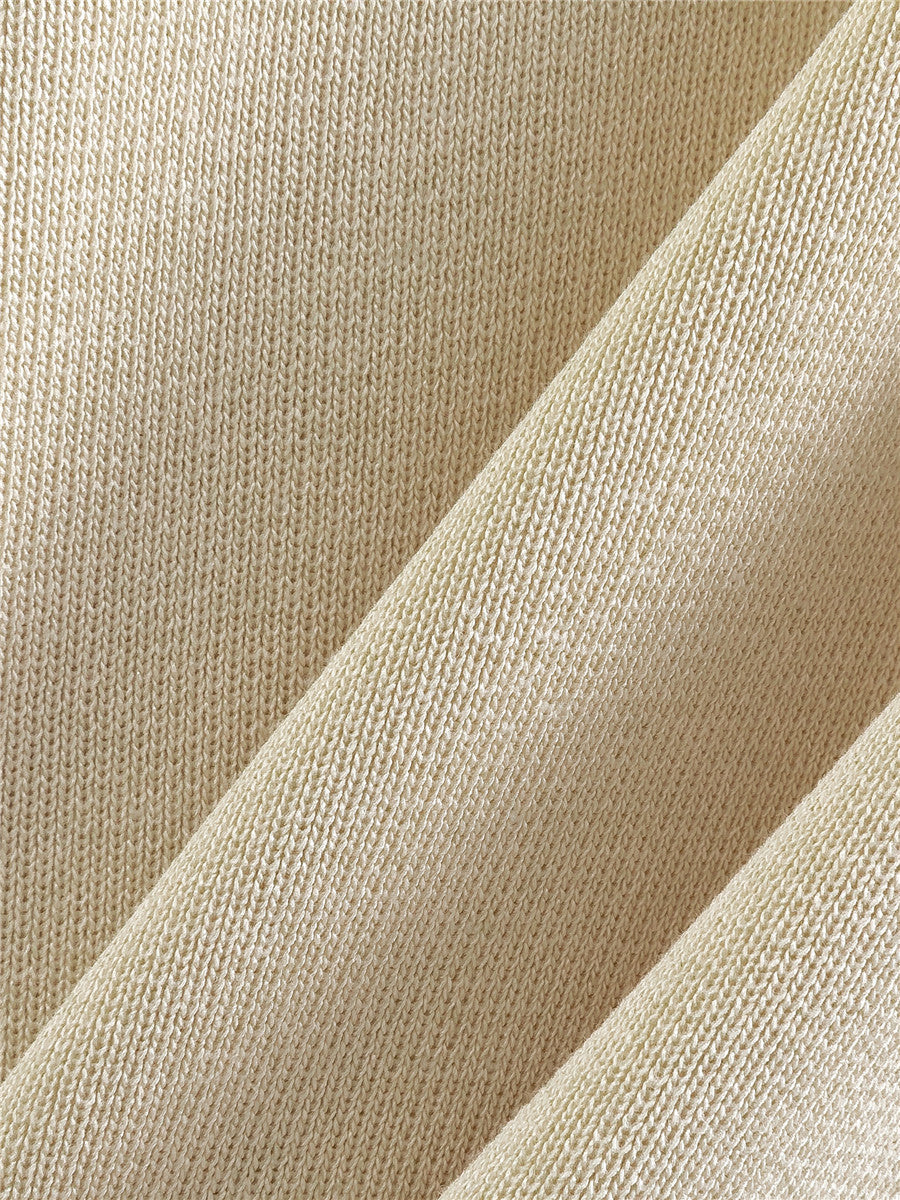 Completo Casual Pantalone Striped Topstitch Knit