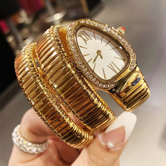 Orologio Gioiello Wrap Snake Rhombus