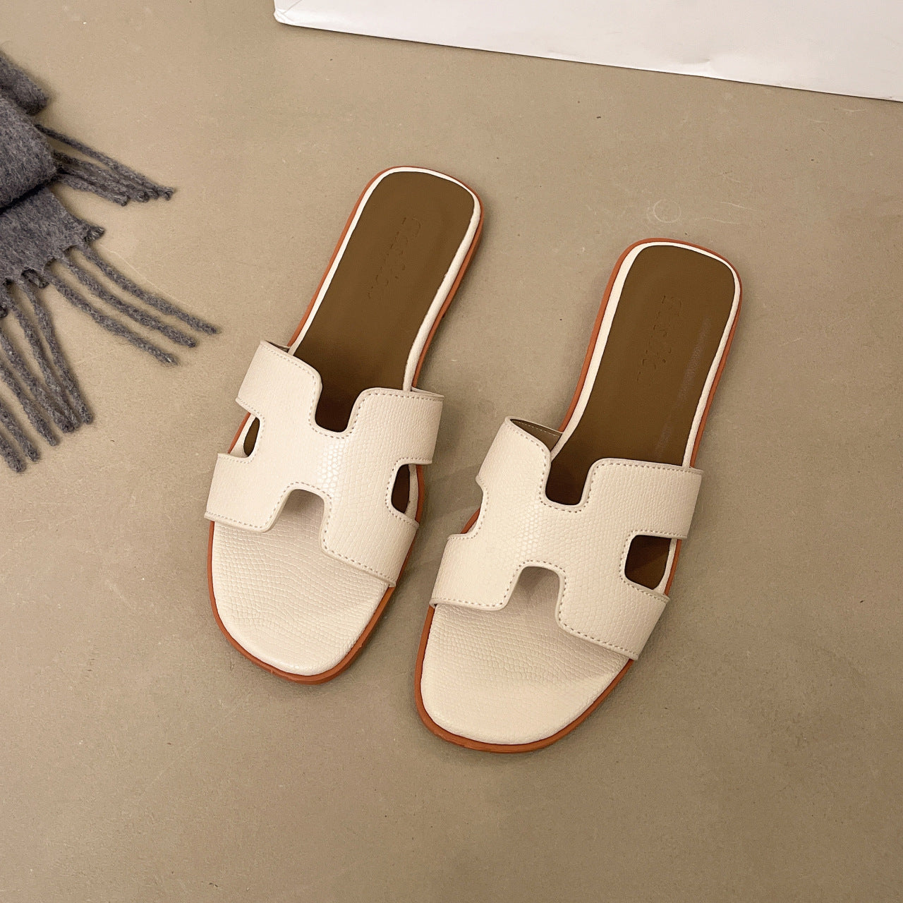 Sandalo Flat Single Strap Color Block
