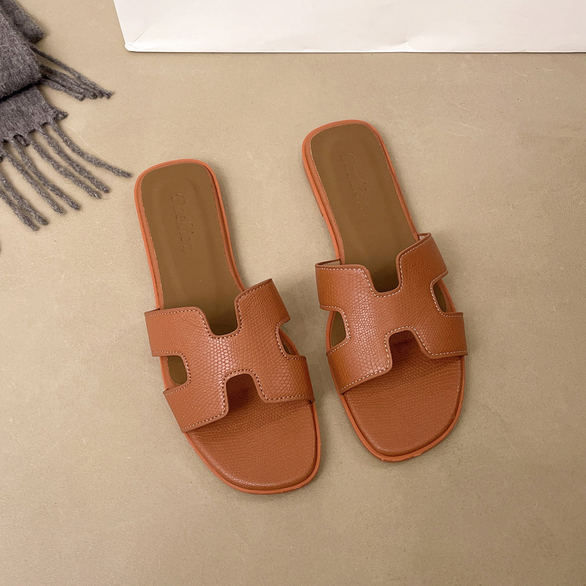 Sandalo Flat Single Strap Color Block