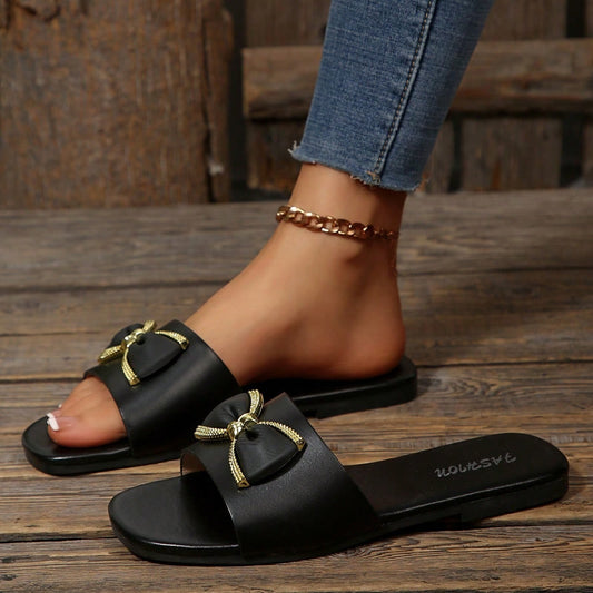 Sandalo Flat Casual Bowknot