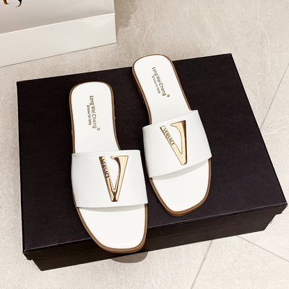 Sandalo Flat Casual Hollow Out