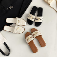 Sandalo Flatform Casual Linen