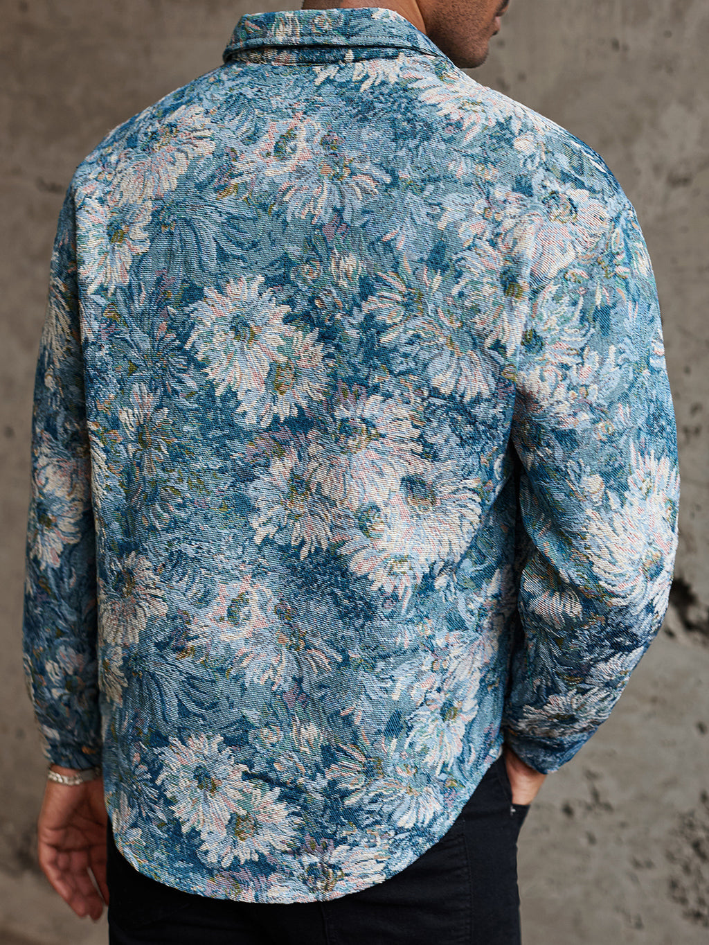 Giacca Corduroy American Retro Jacquard