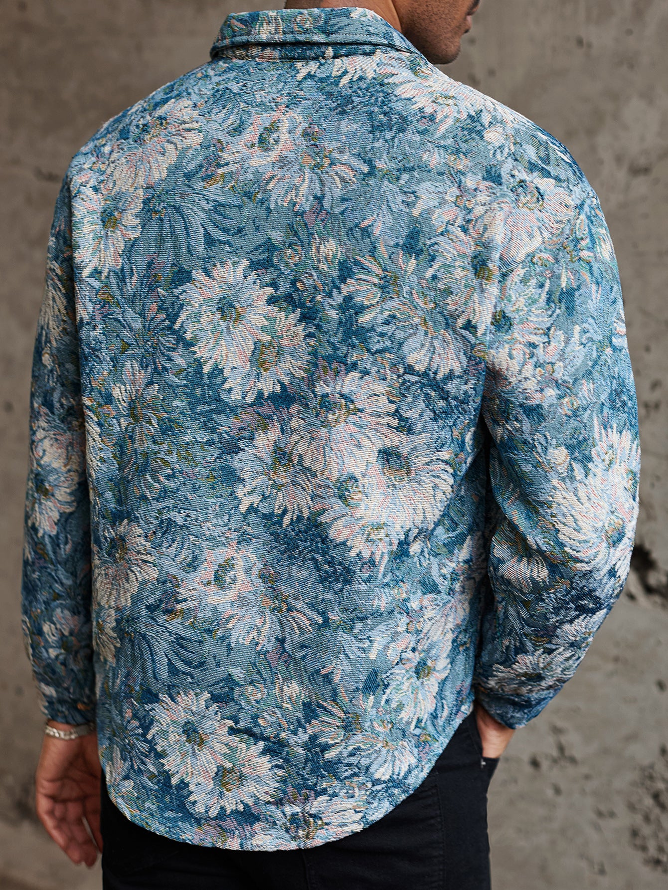 Giacca Corduroy American Retro Jacquard