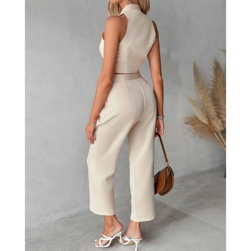 Completo Cropped Casual Elegant Commute