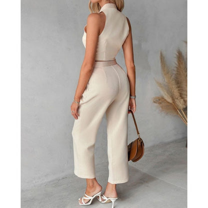 Completo Cropped Casual Elegant Commute