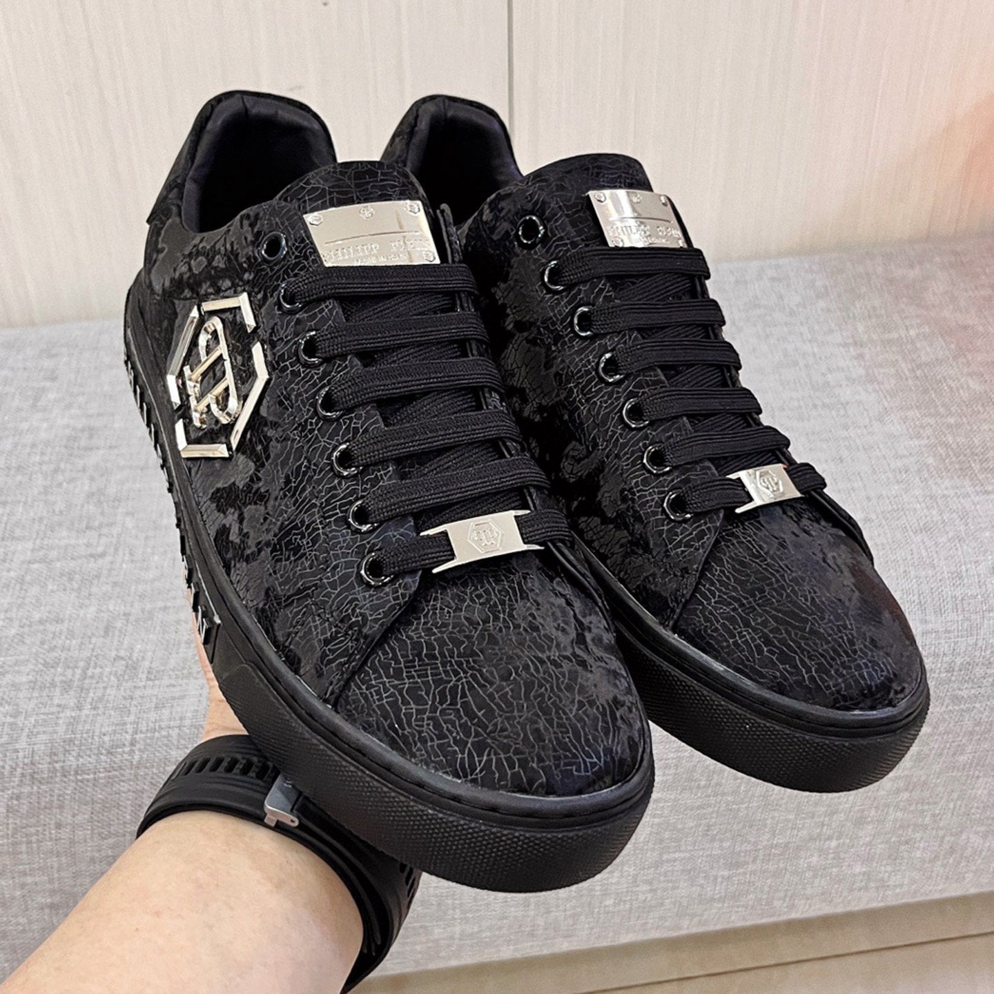 Philipp Plein Lo-Top "Hexagon"