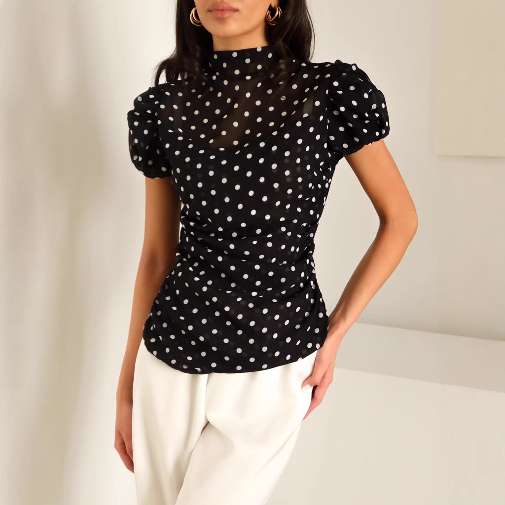 Blusa a pois