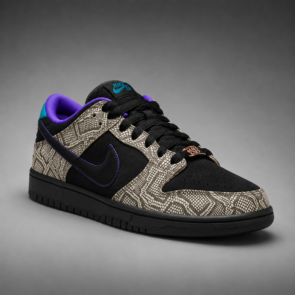 Dunk Low Pro SB - Edizione Speciale Snakeskin & Black