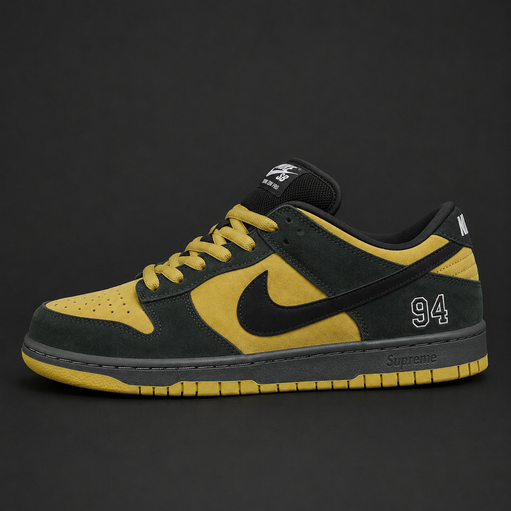 Dunk Low Pro SB - Edizione Speciale Mustard & Dark Green "94"