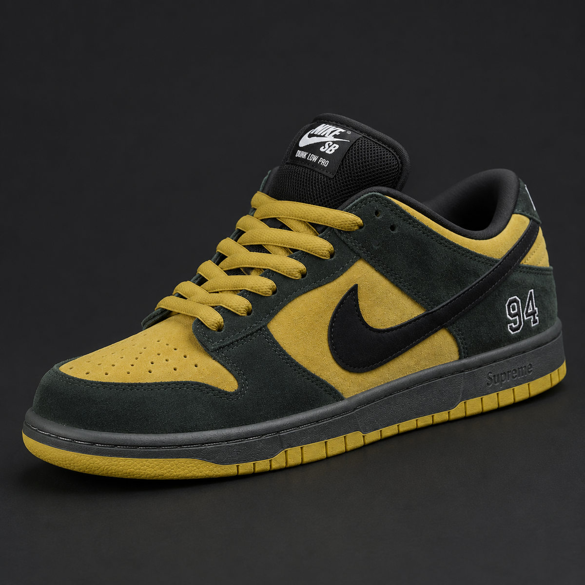 Dunk Low Pro SB - Edizione Speciale Mustard & Dark Green "94"