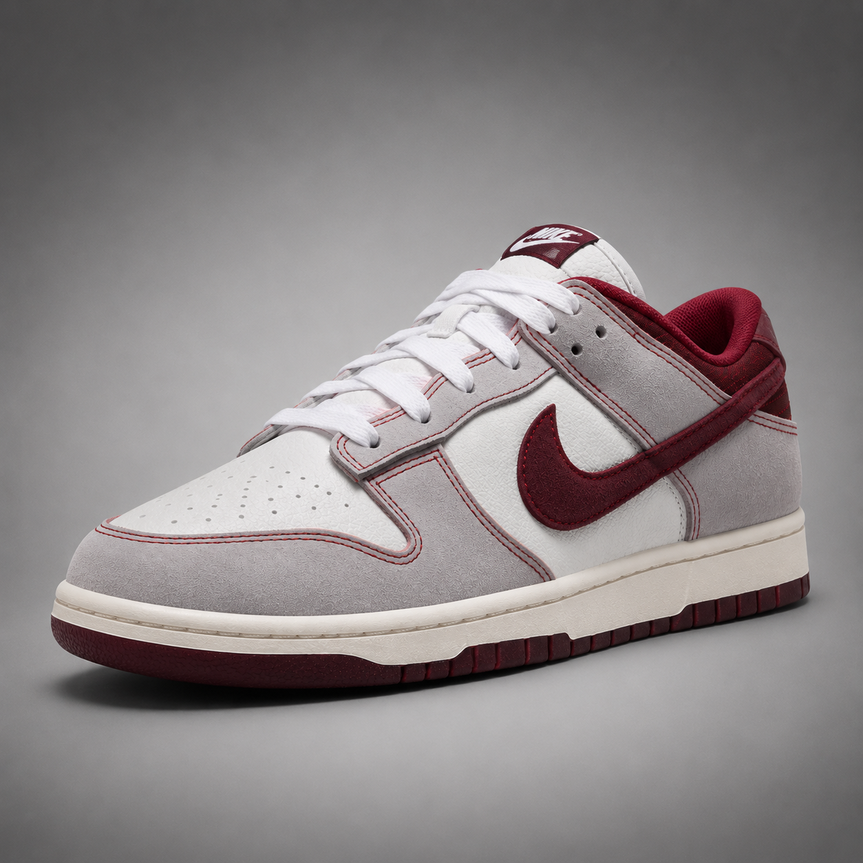 Dunk Low Pro SB - Edizione Speciale White, Grey & Burgundy