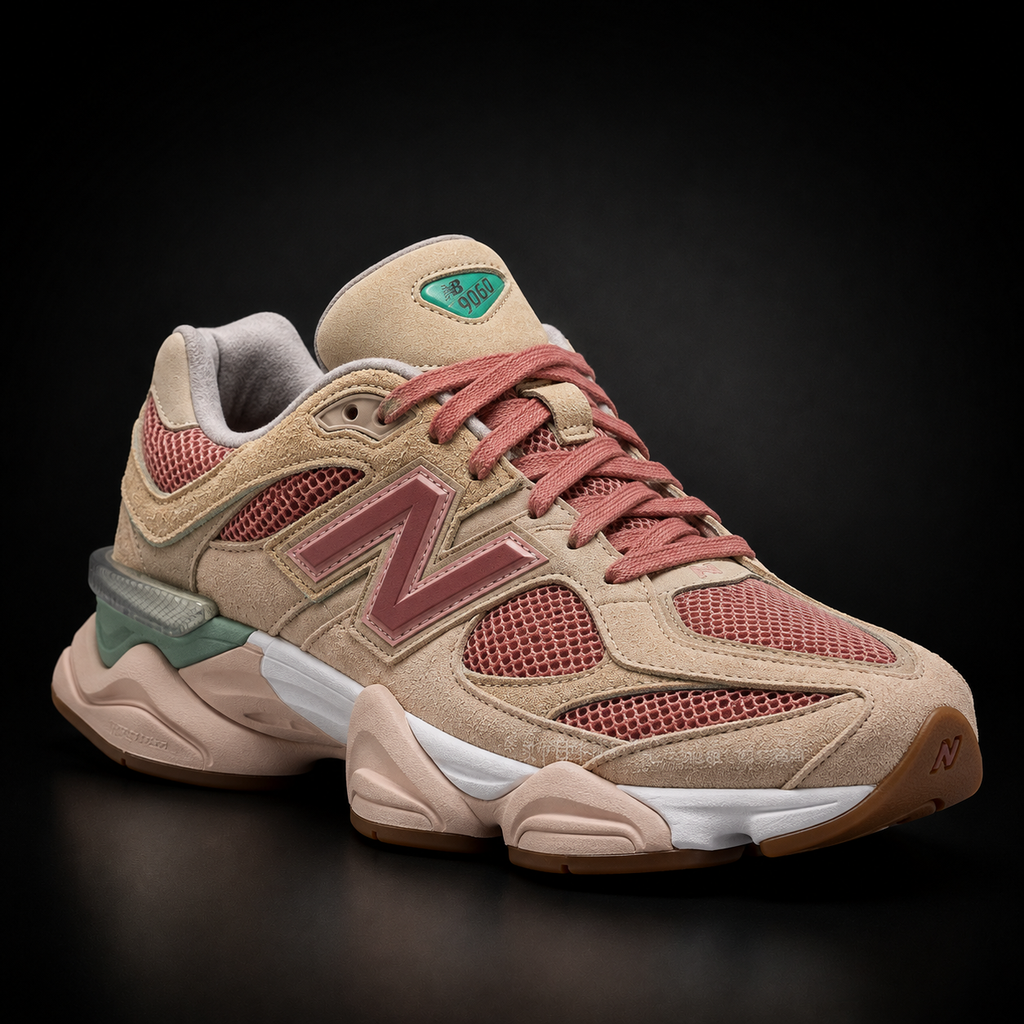 New Balance 9060 - Edizione Speciale Beige, Pink & Green
