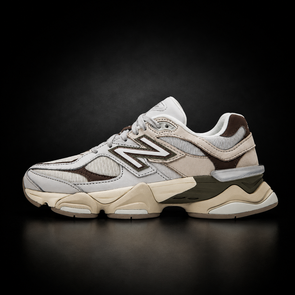 New Balance 9060 - Edizione Speciale Off-White, Grey & Brown