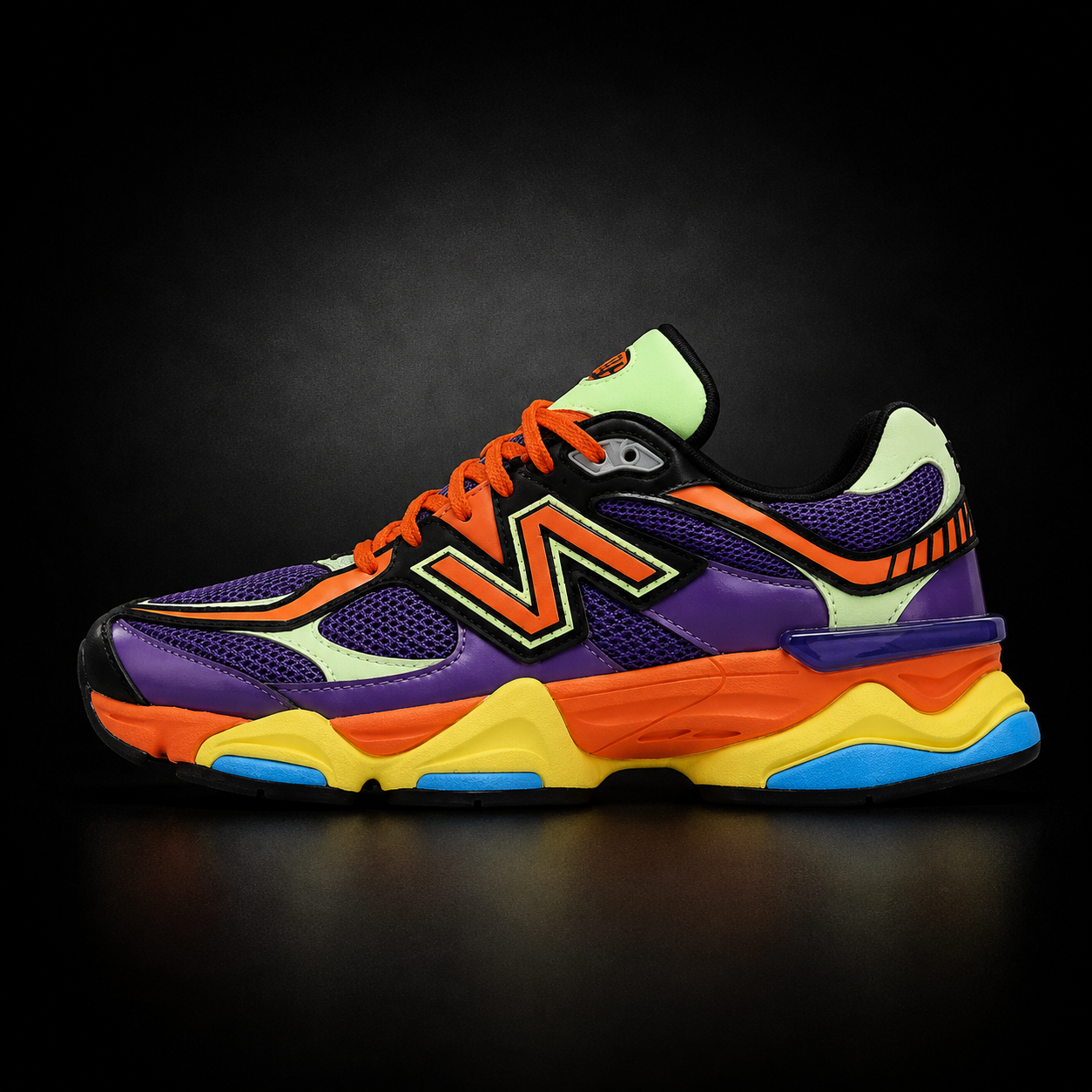 New Balance 9060 - Edizione Speciale Multi-Color Neon & Purple