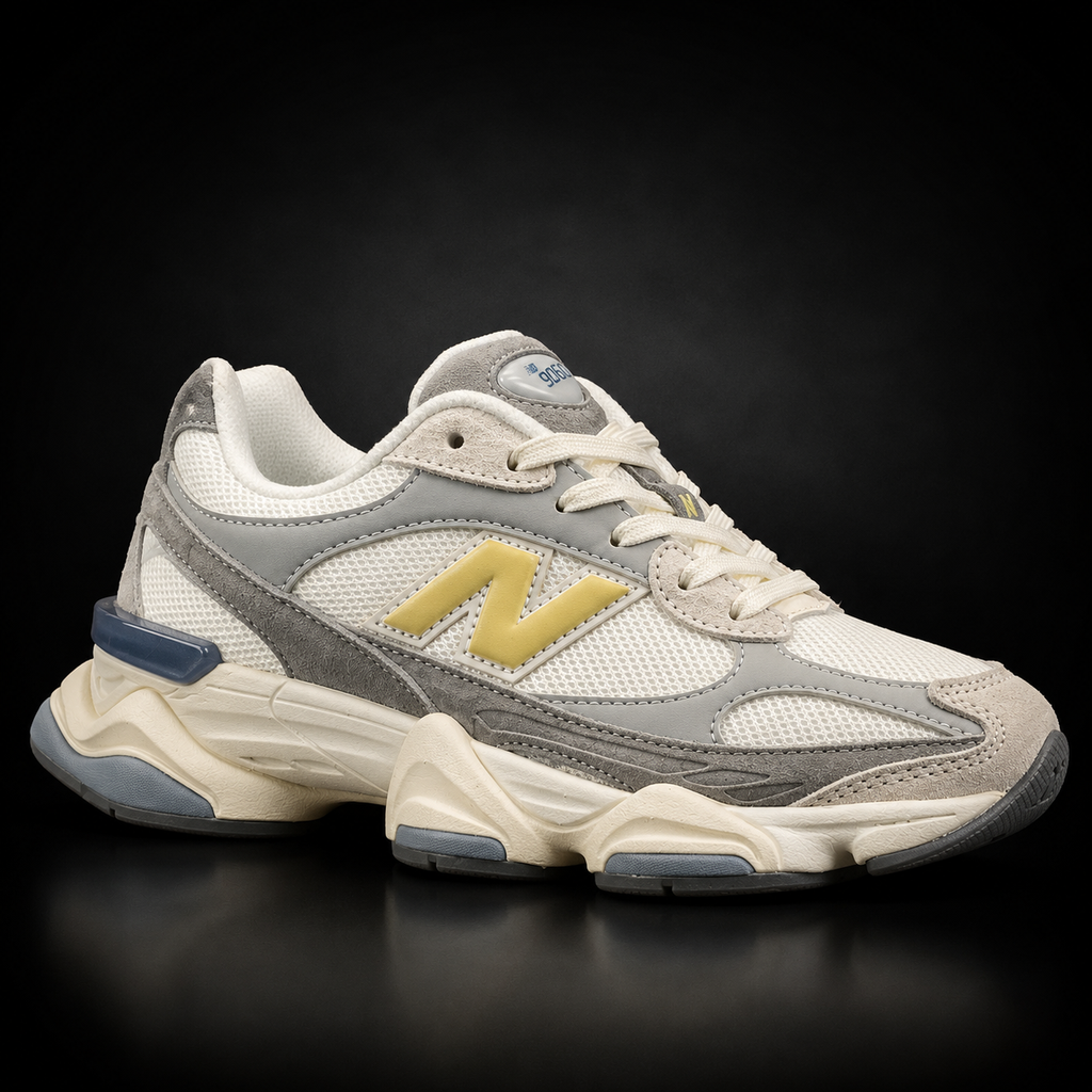 New Balance 9060 - Edizione Speciale White, Grey & Yellow