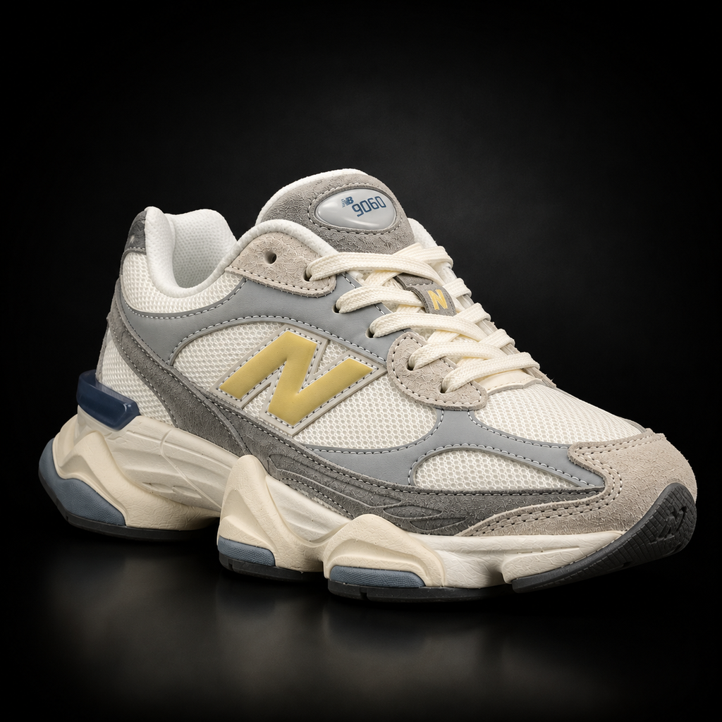 New Balance 9060 - Edizione Speciale White, Grey & Yellow