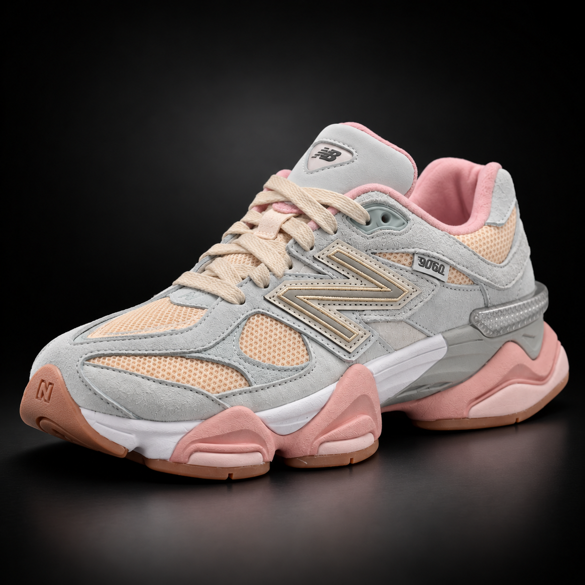 New Balance 9060 - Edizione Speciale Grey, Peach & Pink