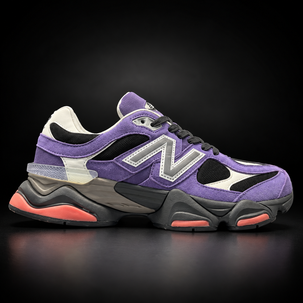 New Balance 9060 - Edizione Speciale Purple, Black & Coral